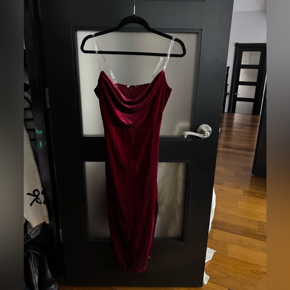 Red Velvet Dress